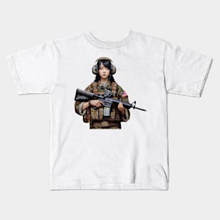 Tactical Girl Kids T-Shirt